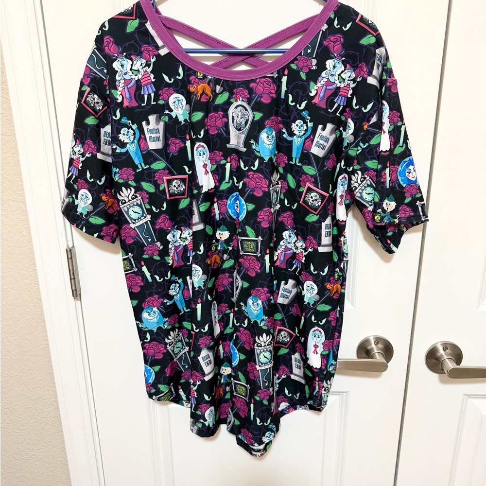 Halloween Haunted Mansion Disney Ghost Disney Crossback Top size L